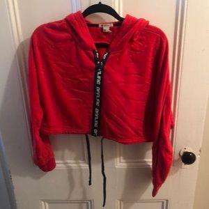 Offline Streetwear Crop Hoodie